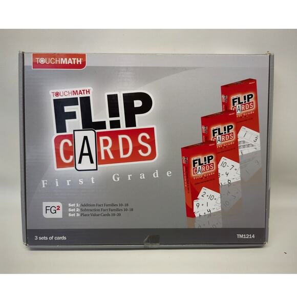 Touchmath Fl!p Cards 1st Grade New Addition Subtraction Place Value - Picture 3 of 5